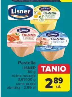 Carrefour Pasta z tuńczyka Lisner Pastella oferta