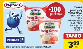 Carrefour Serek puszysty z pomidorami suszonymi na słońcu Piątnica Twój Smak oferta