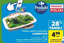 Carrefour Ogórki małosolne Carrefour Targ Świeżości oferta