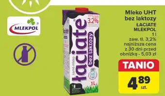 Carrefour Mleko bez laktozy 3.2% Łaciate oferta