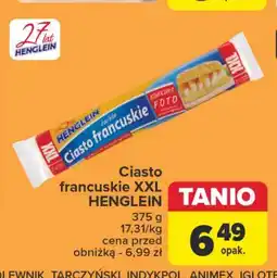 Carrefour Ciasto francuskie xxl Henglein oferta