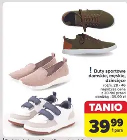 Carrefour Buty sportowe dziecięce oferta