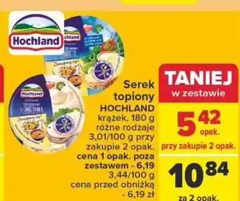 Carrefour Ser topiony śmietankowy Hochland oferta