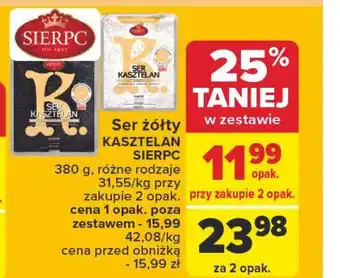 Carrefour Ser kasztelan śmietankowy Sierpc oferta