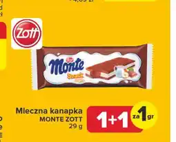 Carrefour Baton mleczny Zott Monte Snack oferta