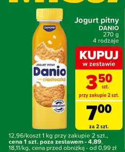 Carrefour Express Jogurt pitny ciasteczko Danone Danio oferta