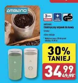 ALDI Młynek do kawy Ambiano oferta