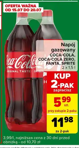 Carrefour Express Napój Coca-Cola Zero oferta