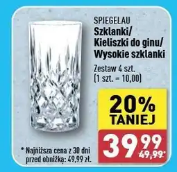 ALDI Kieliszki do ginu Spiegelau oferta