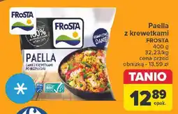 Carrefour Paella danie z krewetkami po hiszpańsku Frosta oferta