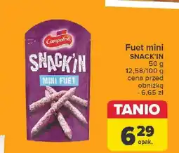 Carrefour Fuet mini Campofrio oferta
