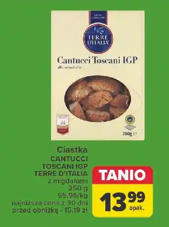 Carrefour Ciasteczka migdałowe Terre D`italia oferta