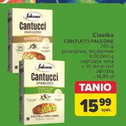 Carrefour Ciasteczka cantucci mandorle z migdałami Falcone oferta