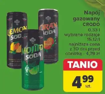 Carrefour Napój Oran Soda oferta