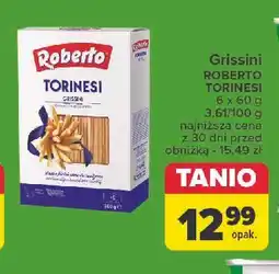 Carrefour Paluszki grissini klasyczne Roberto oferta