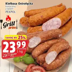 Prim Market Kiełbasa Ostrołęcka klasyczna, z serem PEKPOL oferta