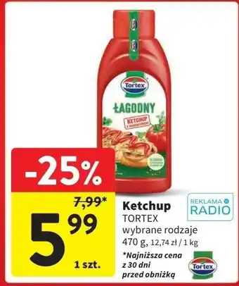 Intermarche Ketchup łagodny Tortex oferta