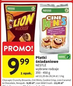 Intermarche Płatki śniadaniowe caramel & chocolate Lion Wildcrush oferta