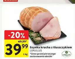 Intermarche Szynka krucha z tłuszczykiem Lukullus oferta