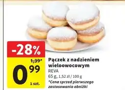 Intermarche Pączek z nadzieniem wieloowocowym Reva oferta