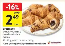 Intermarche Croissant orzech-czekolada Vandemoortele oferta