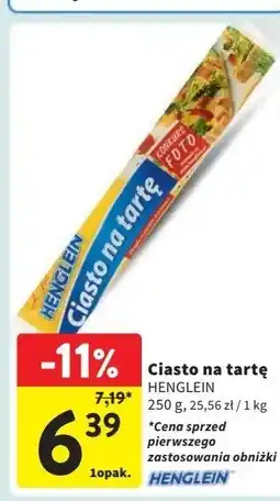 Intermarche Ciasto na tartę Henglein oferta