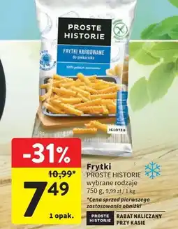 Intermarche Frytki karbowane do piekarnika Iglotex Proste Historie oferta