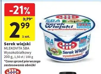 Intermarche Jogurt naturalny wysokobiałkowy Mlekovita Sba oferta