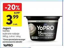 Intermarche Jogurt proteinowy straciatella Danone Yopro oferta