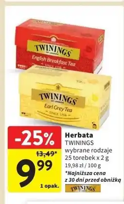 Intermarche Herbata Twinings English Breakfast Tea oferta