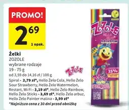 Intermarche Żelki rainbow Mieszko Zozole Hello Żelo oferta