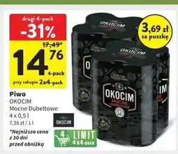 Intermarche Piwo Okocim Mocne Dubeltowe oferta