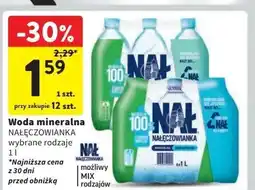 Intermarche Woda niegazowana Nałęczowianka oferta
