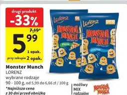 Intermarche Chrupki original Lorenz Monster Munch oferta