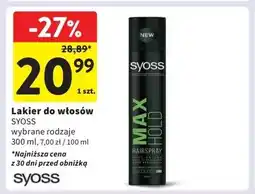 Intermarche Lakier do włosów Syoss Max Hold oferta