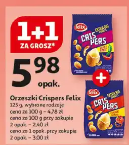 Auchan Orzeszki hot & spicy Felix Crispers oferta