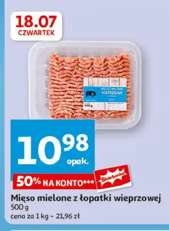 Auchan Mięso mielone z łopatki wieprzowej oferta