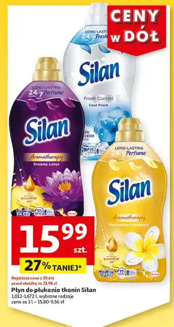 Auchan Płyn do płukania cool fresh Silan Fresh Control oferta