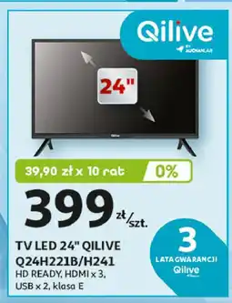 Auchan Telewizor 24 q24h221b/h241 Qilive oferta