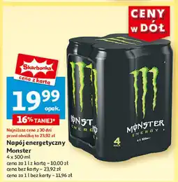 Auchan Napoj energetyczny Monster Energy Classic oferta