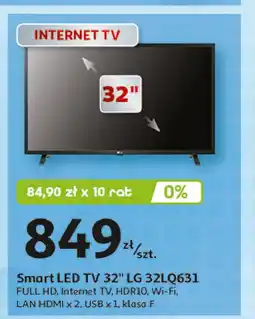 Auchan Telewizor 32'' 32lq631c Lg oferta
