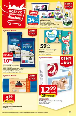 Auchan Żel do prania black & dark Coccolino Care oferta