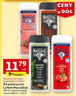 Auchan Żel pod prysznic czerwona pomarańcza i szafran Le Petit Marseillais oferta