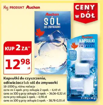 Auchan Kapsułki czyszczące do zmywarki Auchan Różnorodne (Logo Czerwone) oferta