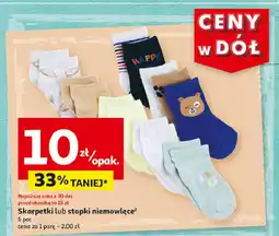 Auchan Skarpetki niemowlęce Inextenso By Auchan oferta