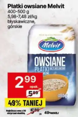 Delikatesy Centrum Płatki owsiane Melvit oferta