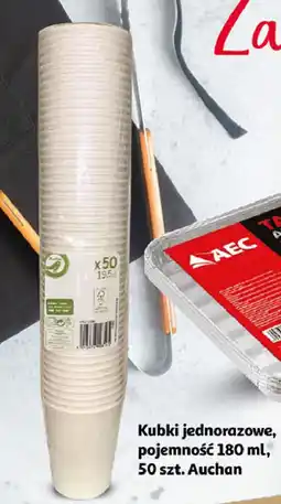 Auchan Kubki papierowe Auchan Na Co Dzień (Logo Zielone) oferta