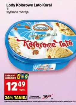 Delikatesy Centrum Lody Kolorowe Lato Koral oferta