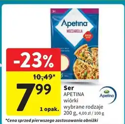 Intermarche Ser mozzarella tarta Arla Apetina oferta