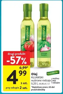 Intermarche Olej czosnek bazylia Kujawski Ze Smakiem oferta
